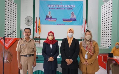 Serah Terima Jabatan Kepala Sekolah SMP Negeri 1 Sedayu